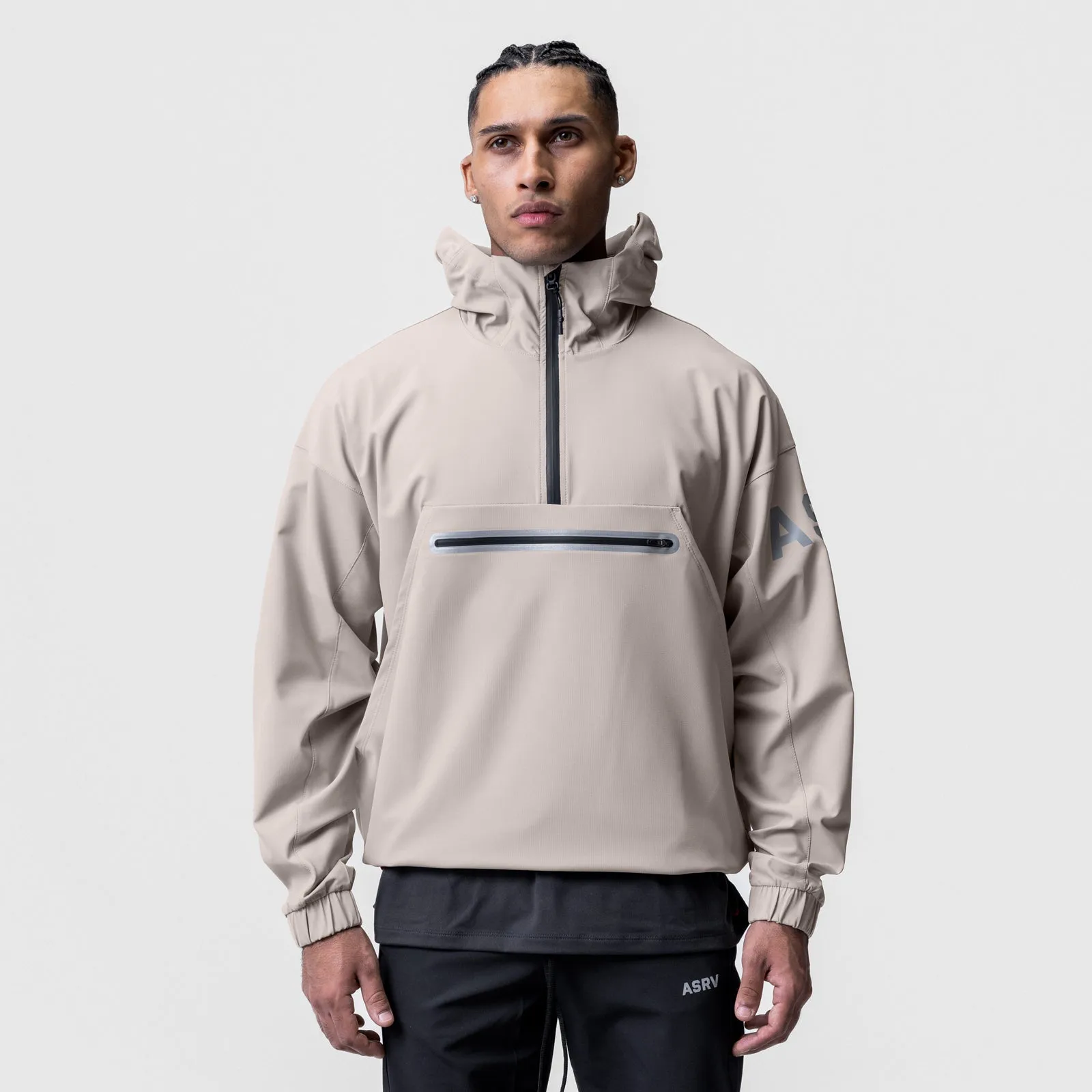 0717. Weather-Ready Anorak Jacket  - Chai