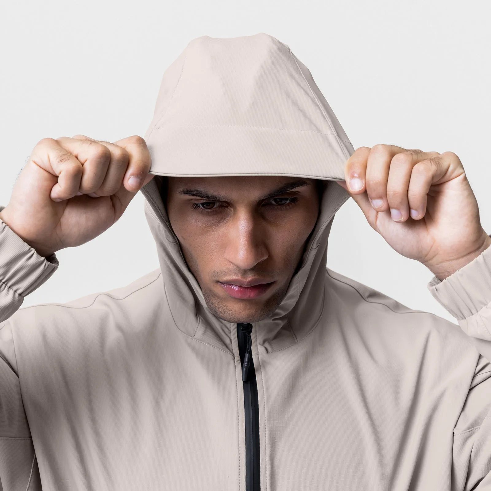 0717. Weather-Ready Anorak Jacket  - Chai
