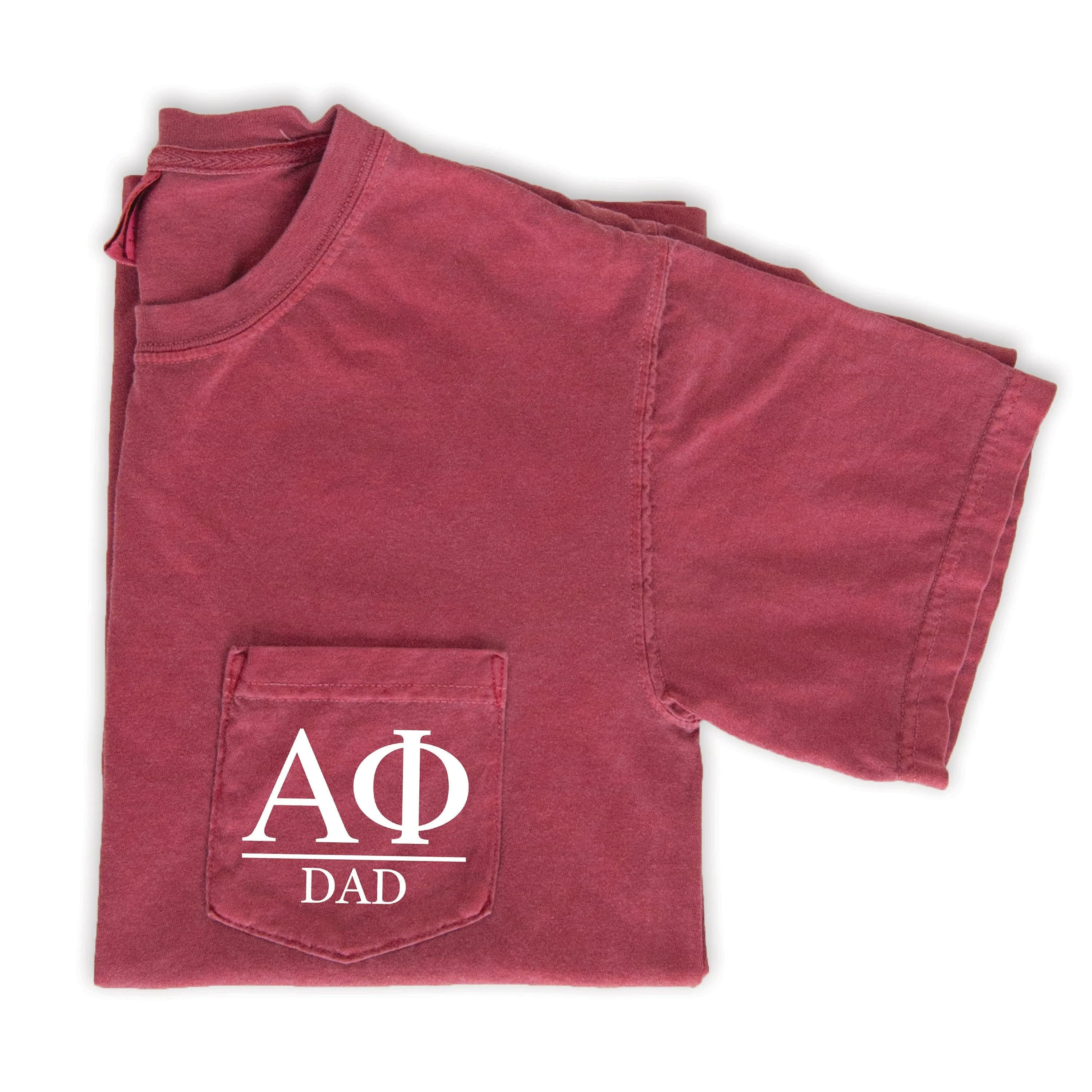Alpha Phi Dad T-Shirt - Crimson