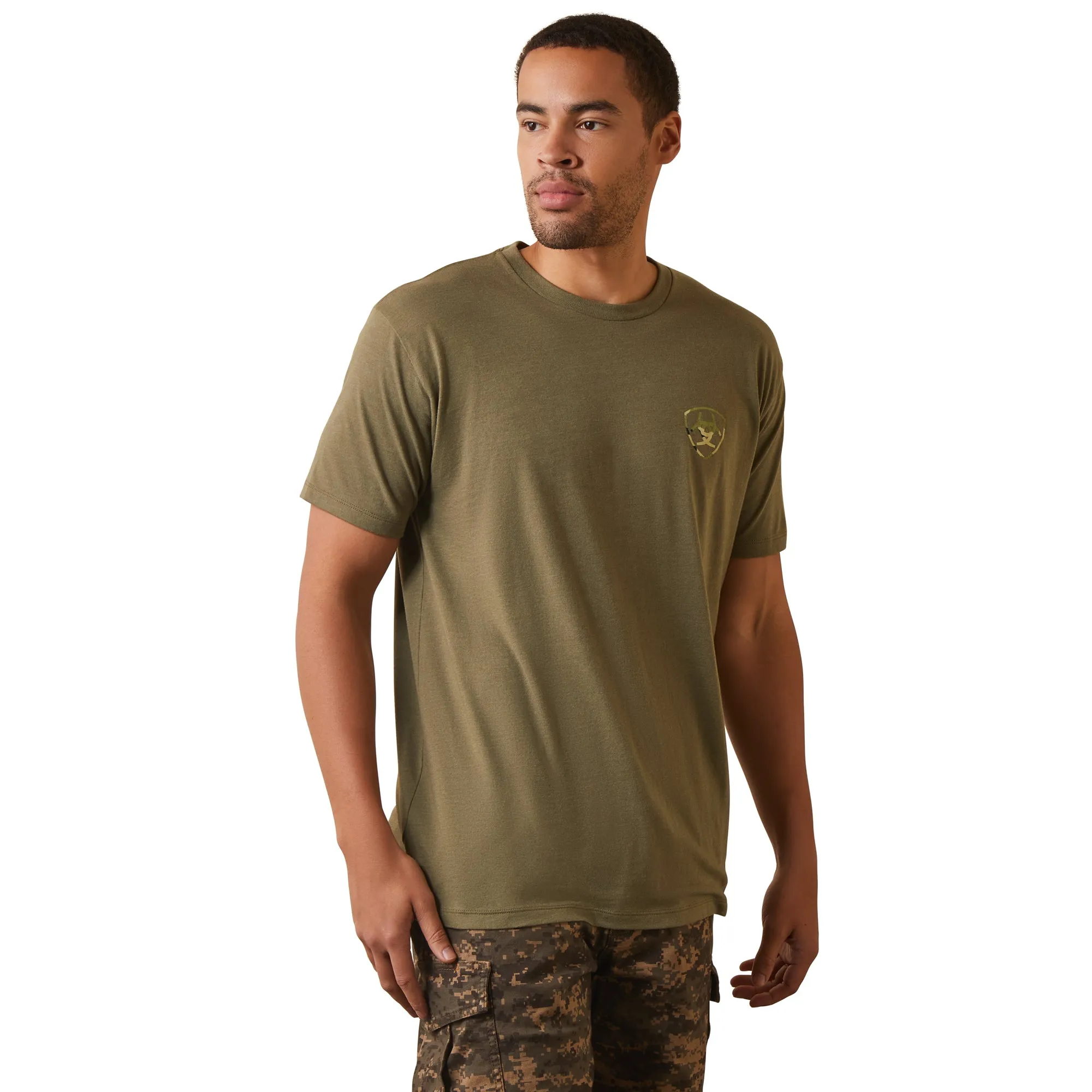 Ariat Men Tonal Camo Flag T-Shirt
