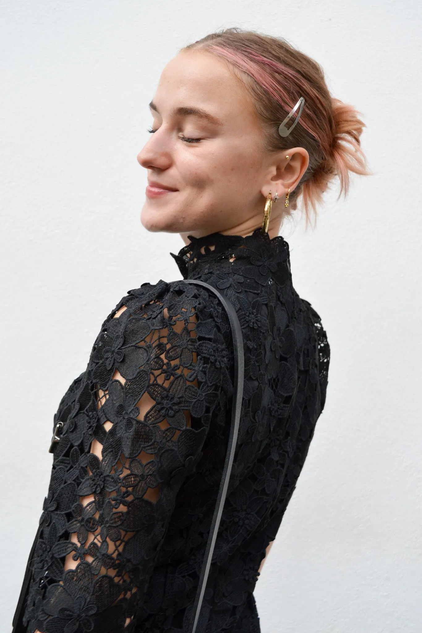 Ba&sh Pavel Black Lace Dress
