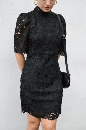 Ba&sh Pavel Black Lace Dress