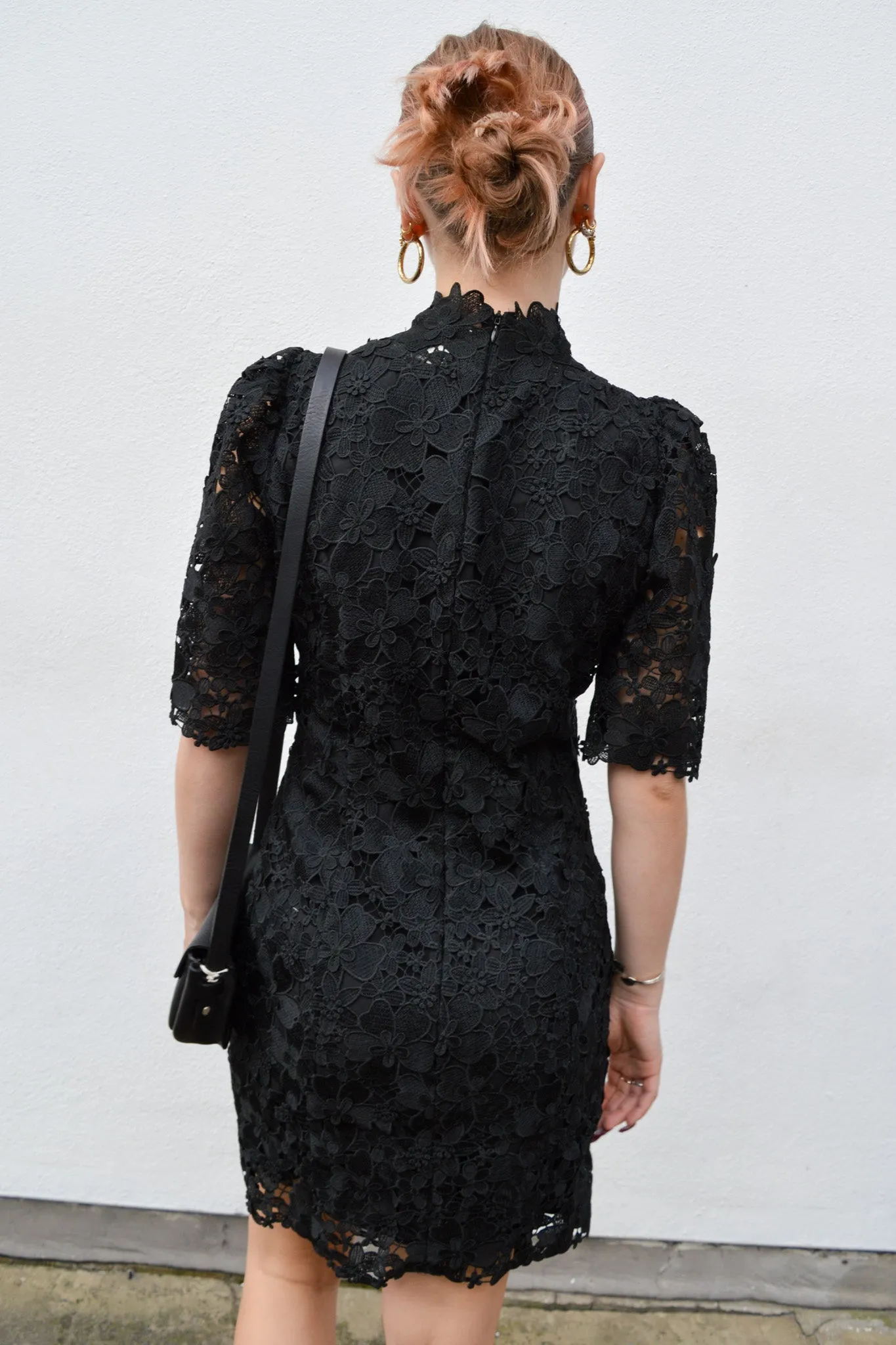 Ba&sh Pavel Black Lace Dress