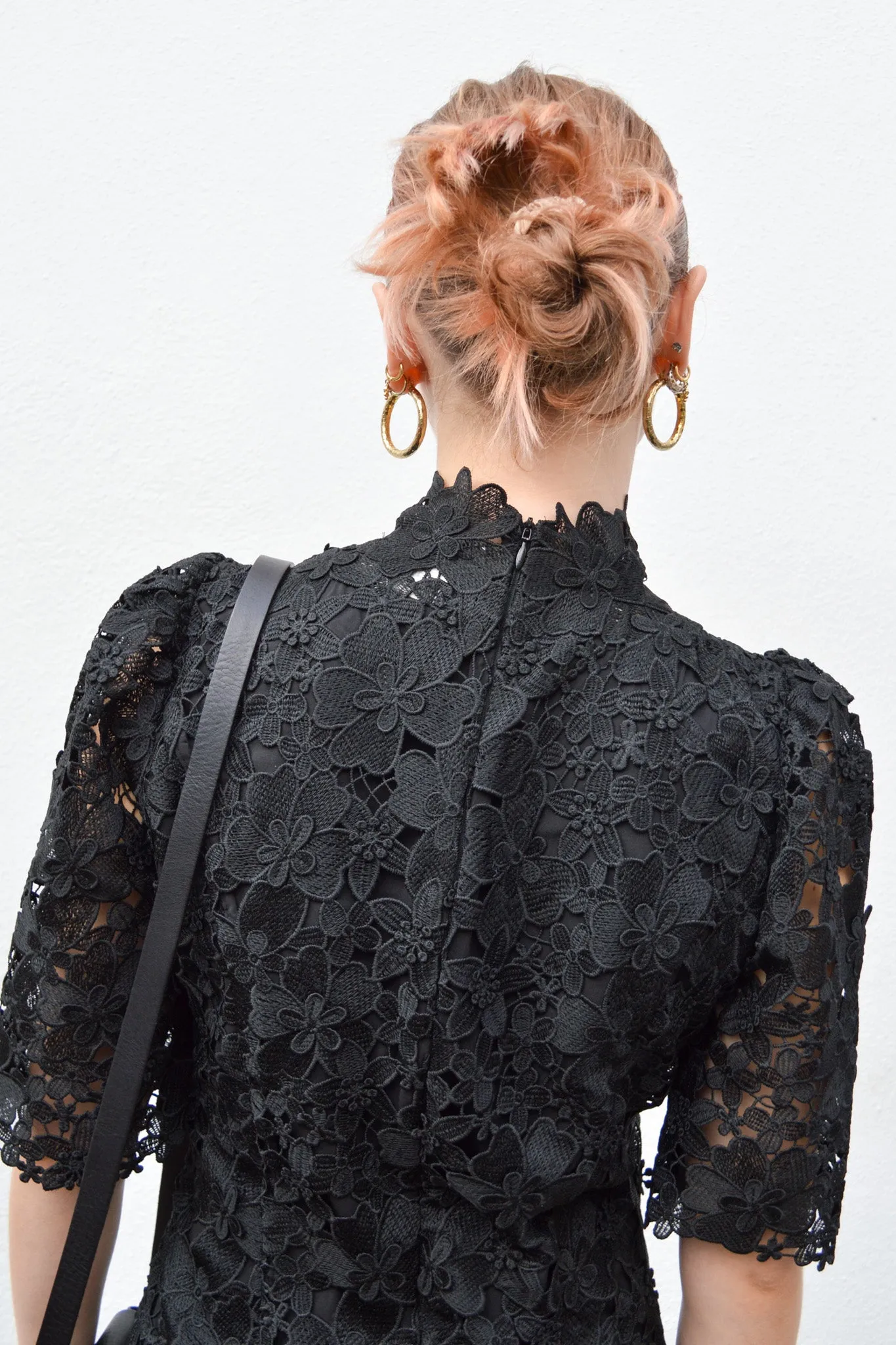 Ba&sh Pavel Black Lace Dress