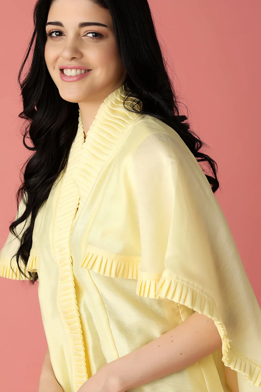 Cape Sleeved Blouse