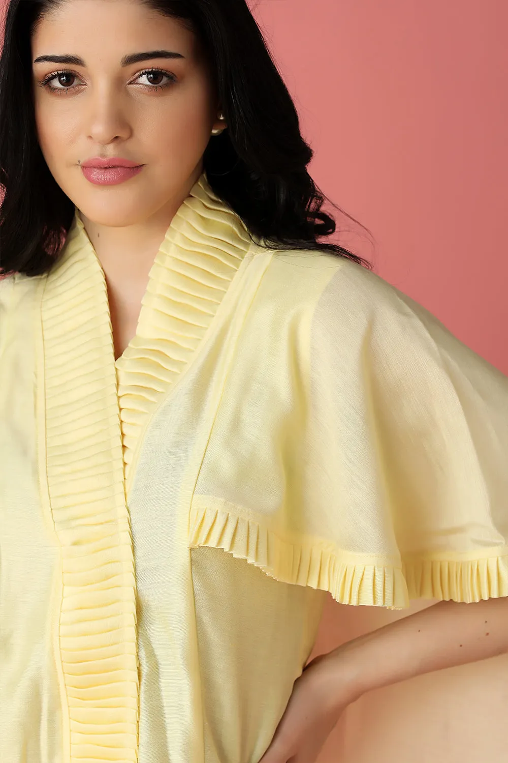 Cape Sleeved Blouse
