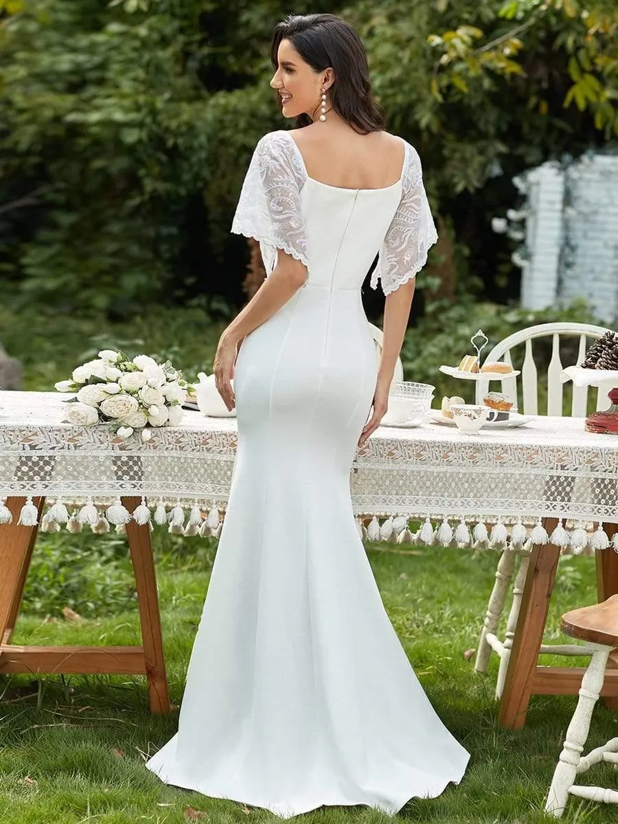 Cecil | Sexy V Neck Maxi Bodycon Mother of the Bride Dress