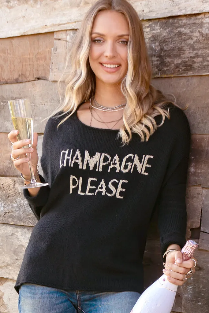 Champagne Please Lightweight Sweater