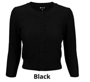 Charlotte Cropped Button Down Cardigan