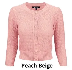 Charlotte Cropped Button Down Cardigan