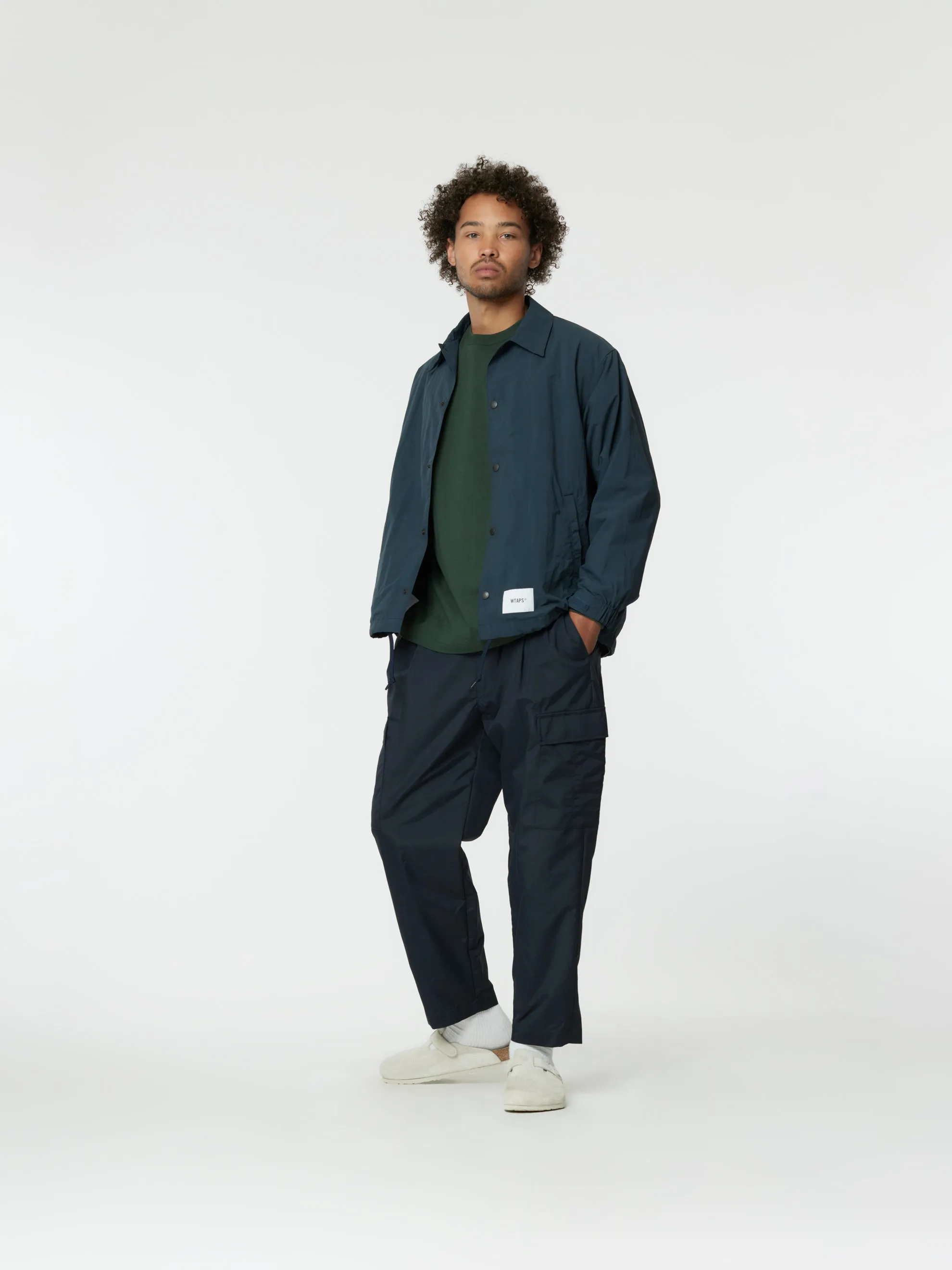 CHIEF / JACKET / NYLON. WEATHER. SIGN (NAVY)