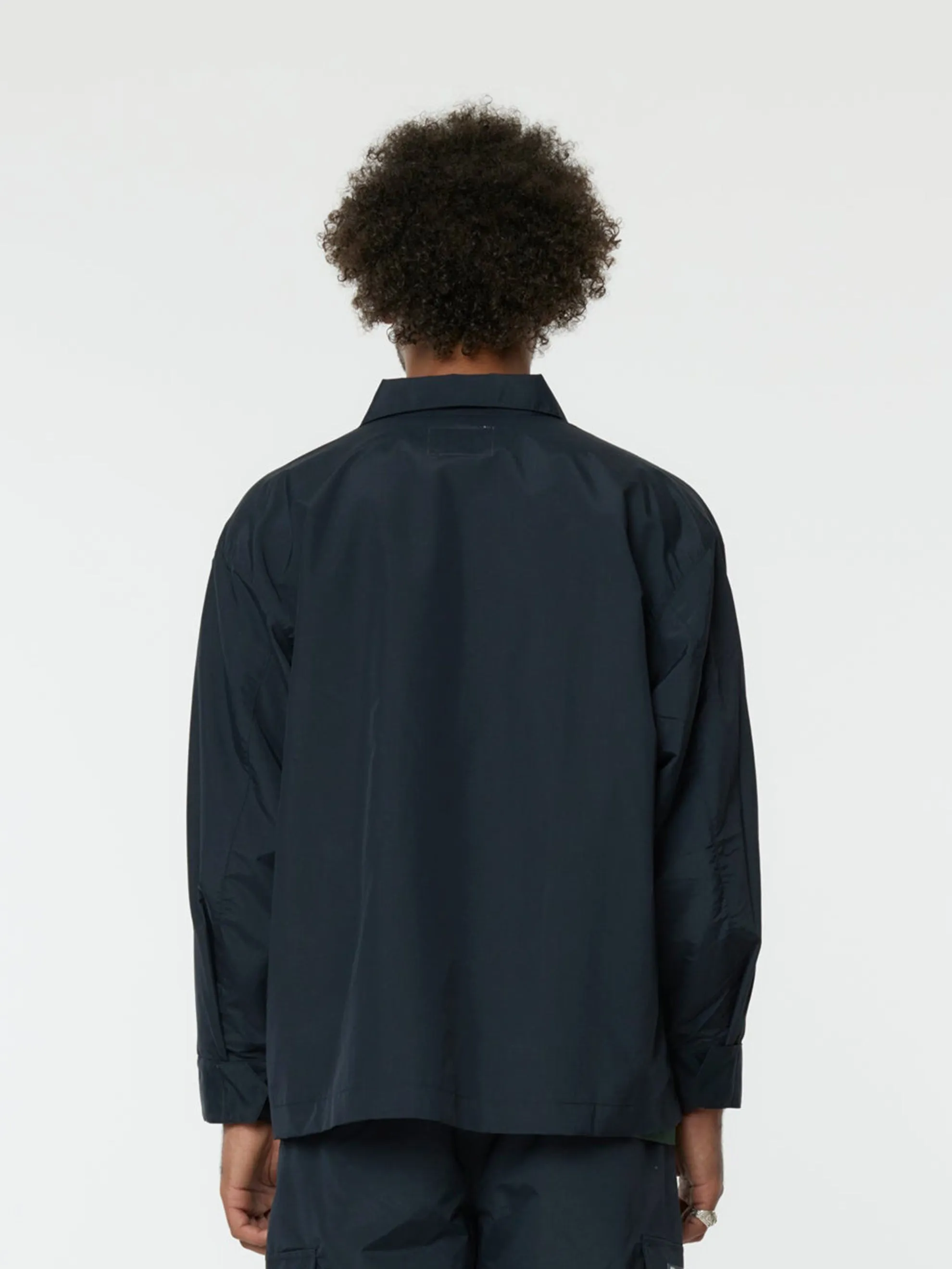 CHIEF / JACKET / NYLON. WEATHER. SIGN (NAVY)