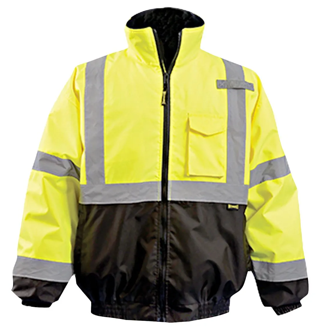 Class 3 Black Bottom Bomber Jacket - Extra Large