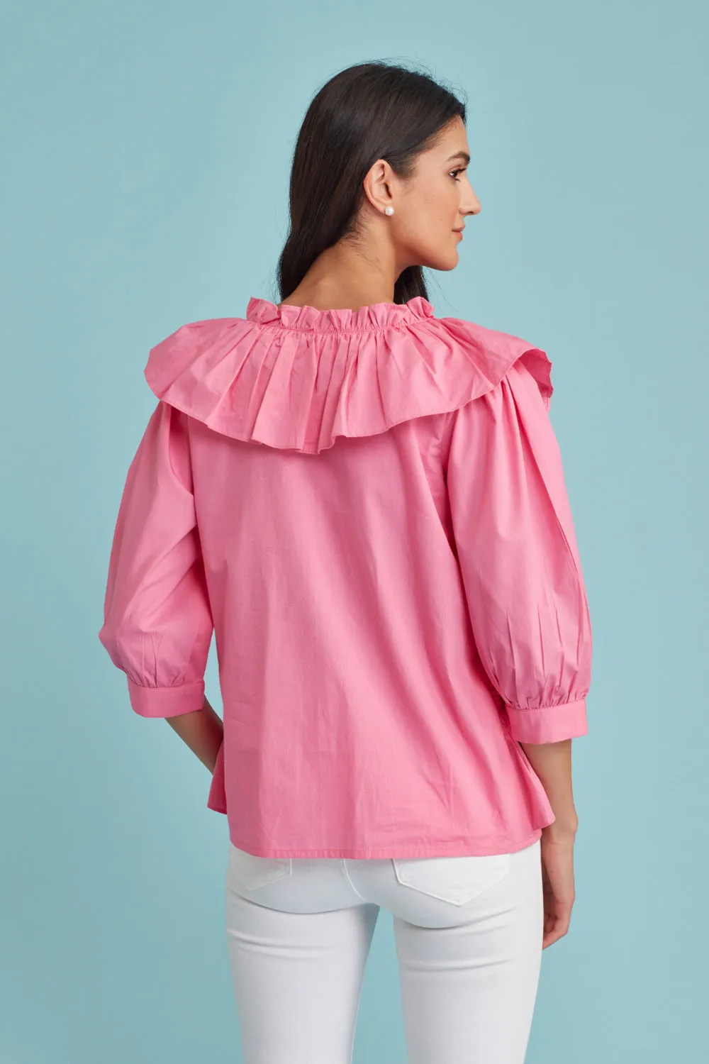 Cosmos Ruffled Blouse
