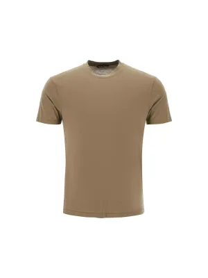 Crew Neck T-Shirt in Lyocell Cotton