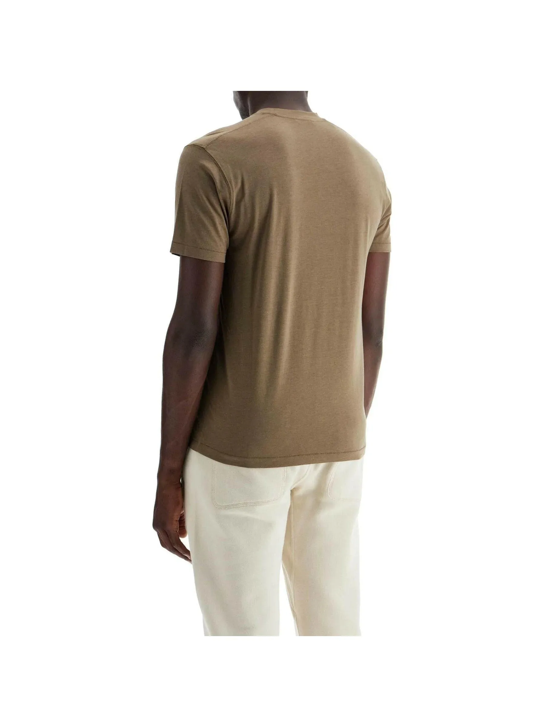 Crew Neck T-Shirt in Lyocell Cotton
