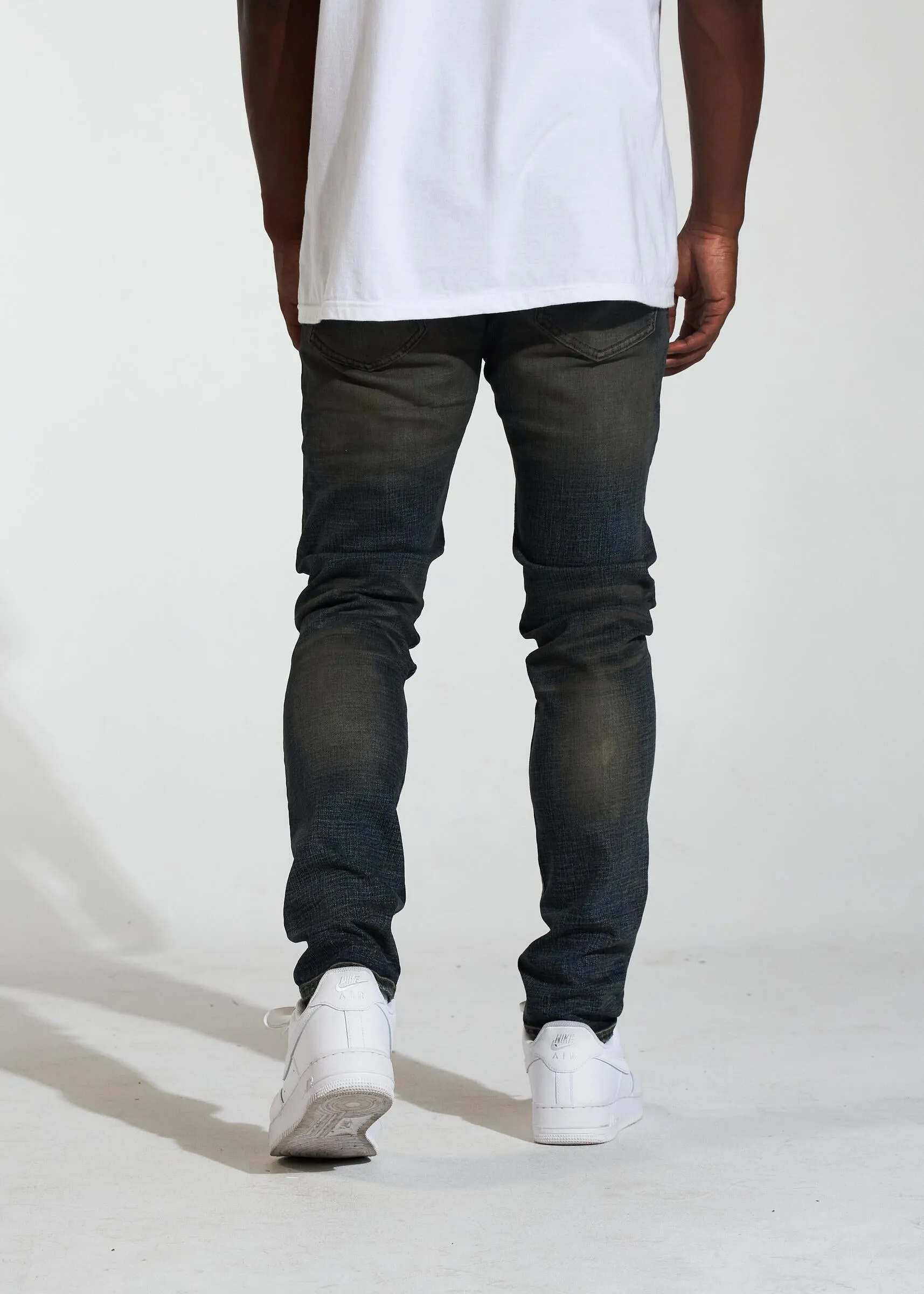 Crysp Denim Avenue Dark Indigo Stacked Denim Jeans (CRYSPR241-031)