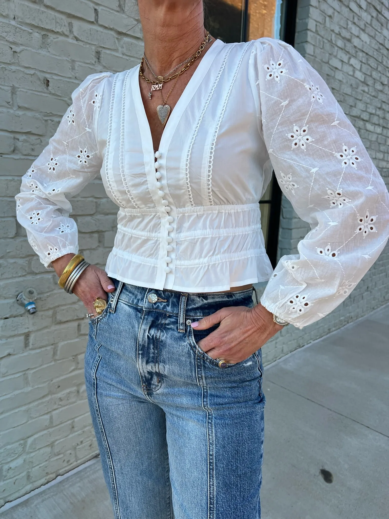 Deluc| Oleiros Top Off White