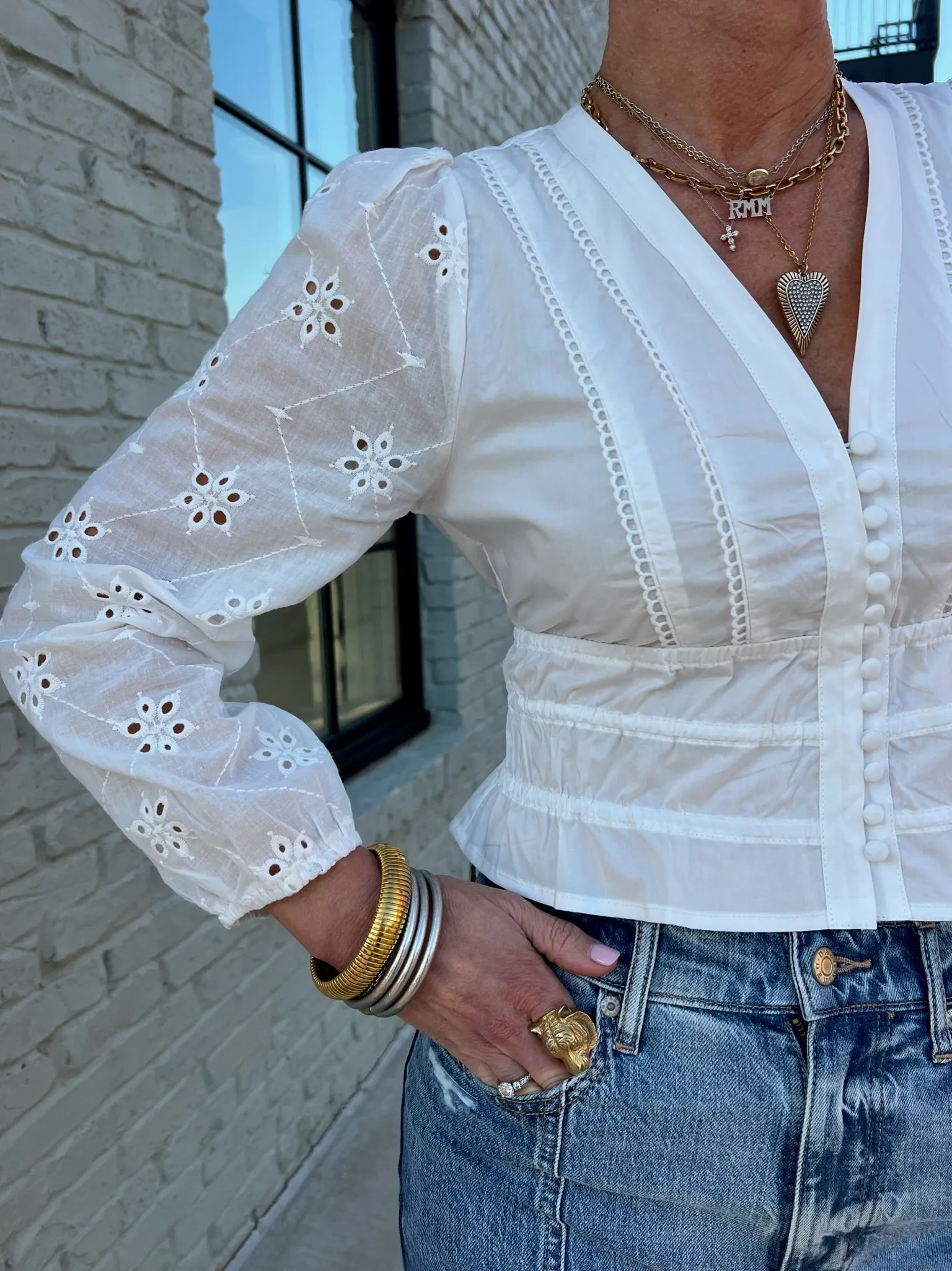 Deluc| Oleiros Top Off White
