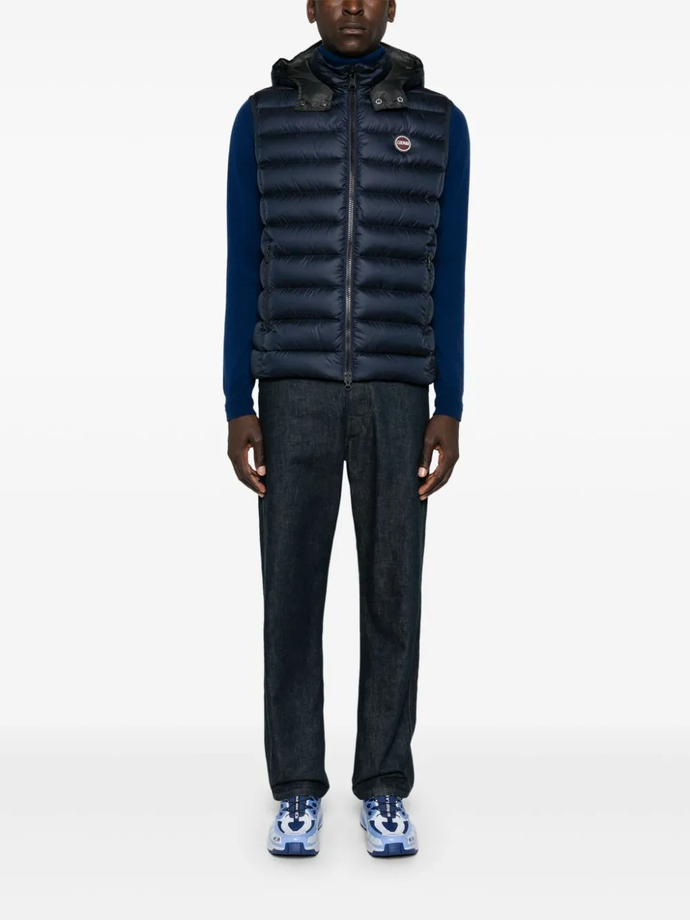 detachable-hood gilet