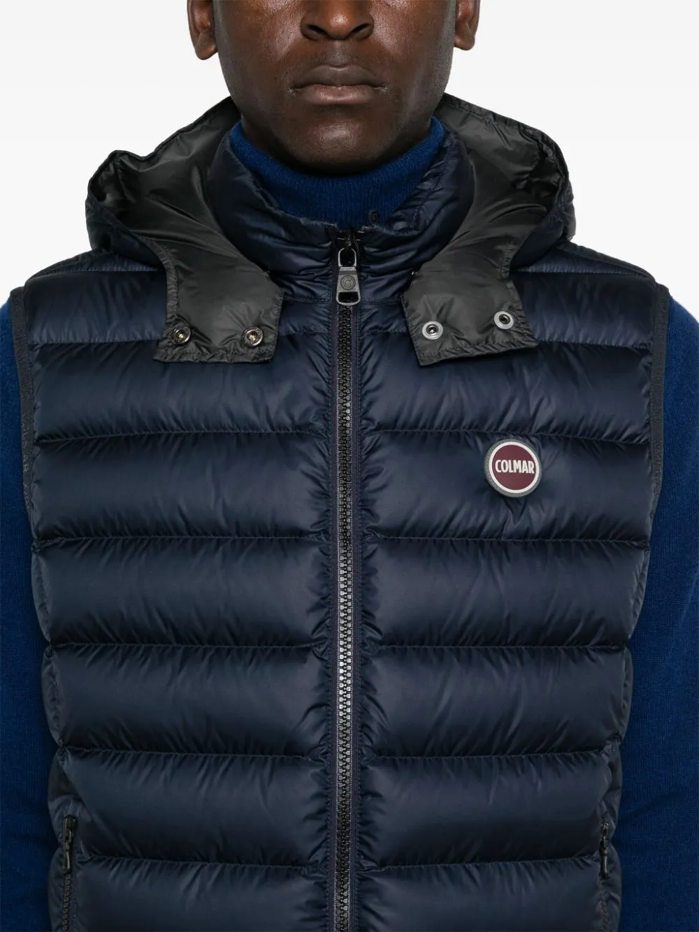 detachable-hood gilet