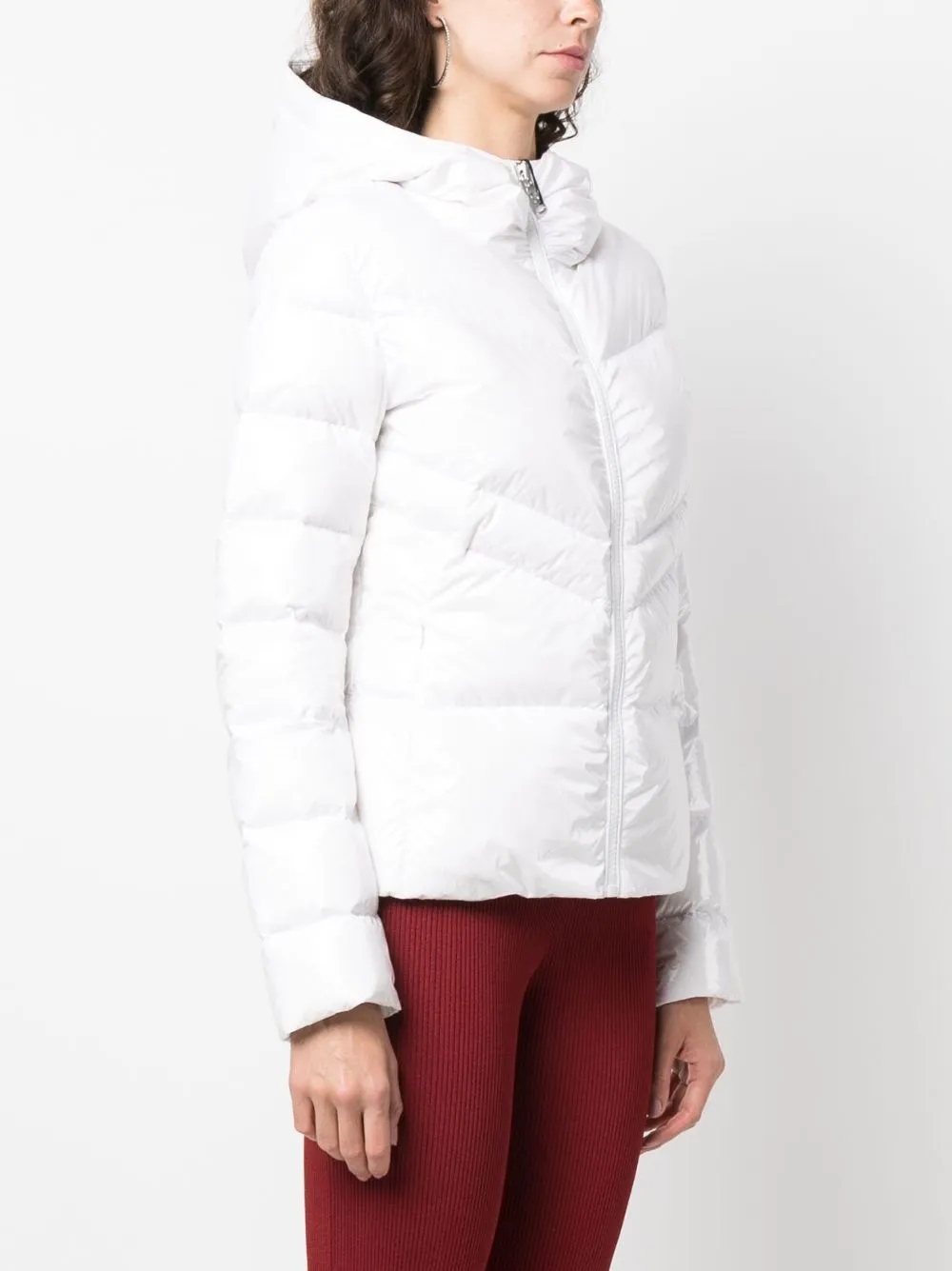 duck down hooded jacket