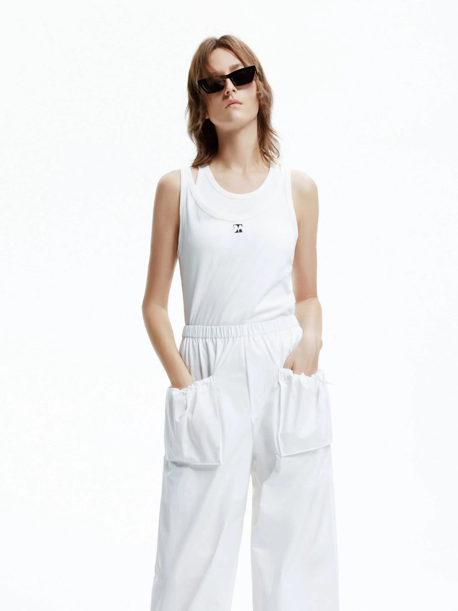 Elasticated Waist Pocket Pants