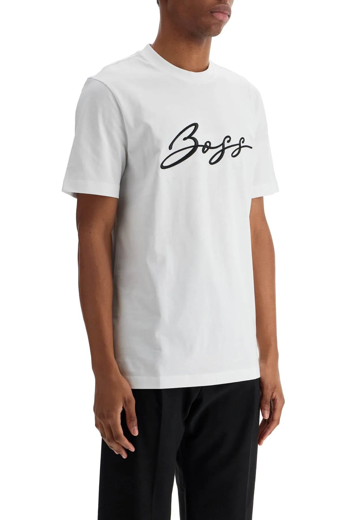 Embroidered Organic Cotton Tee
