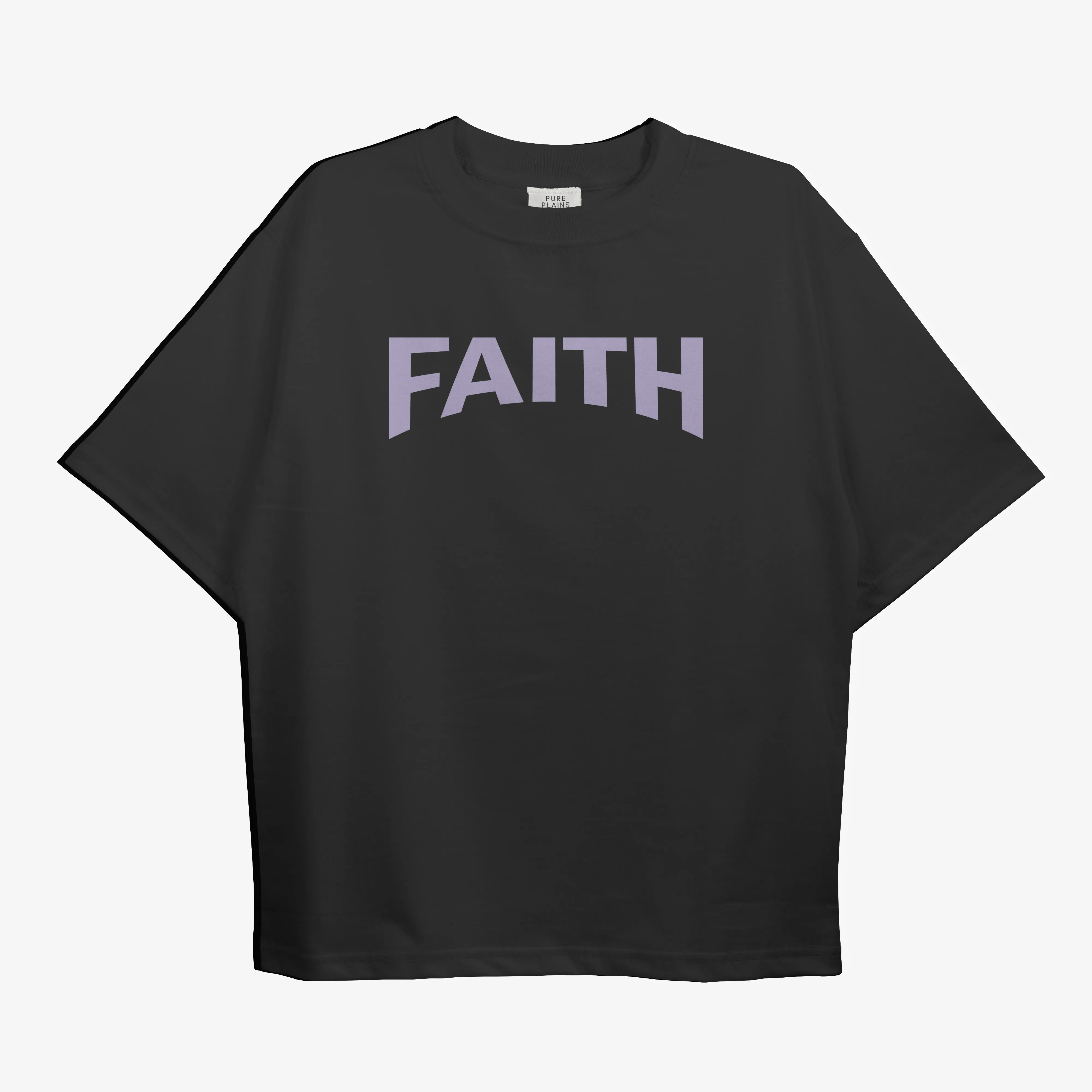 Faith Oversized Black Tshirt