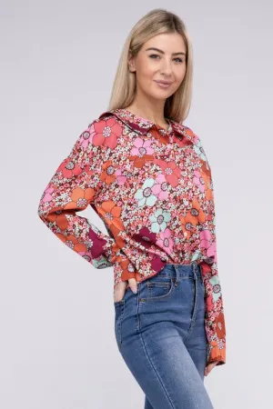 Floral Printed Long Sleeve Shirt *Online Only*