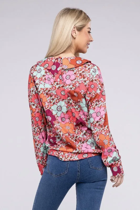 Floral Printed Long Sleeve Shirt *Online Only*