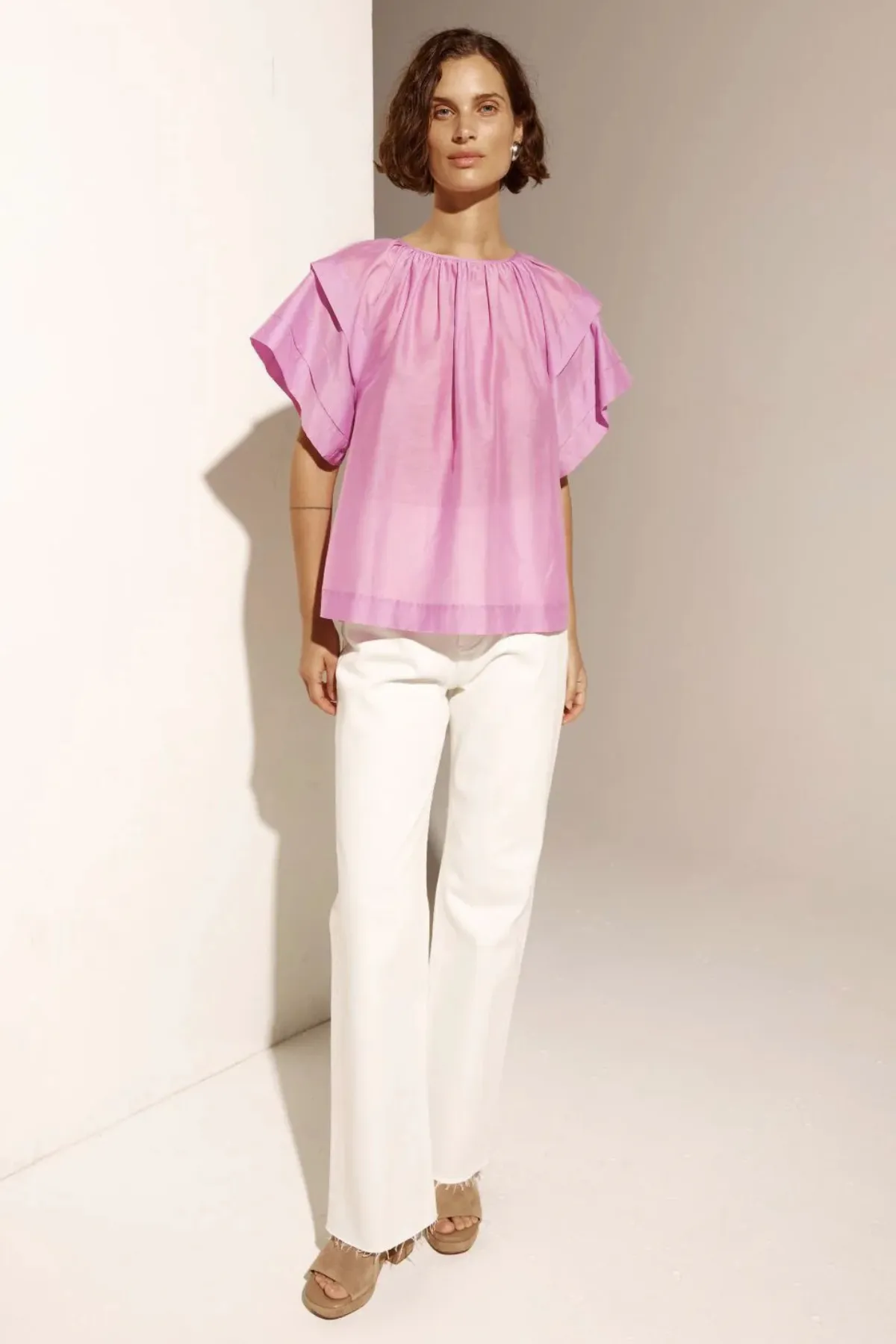 Flout Top Washed Lotus