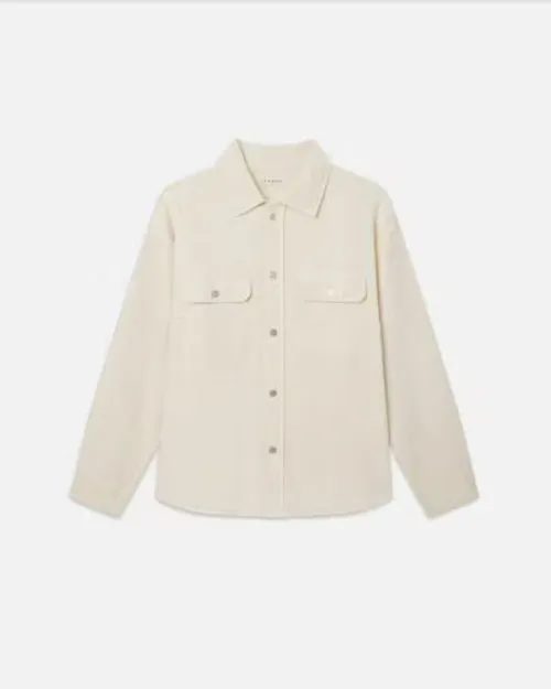 FRAME | Double Pocket Overshirt | Natural