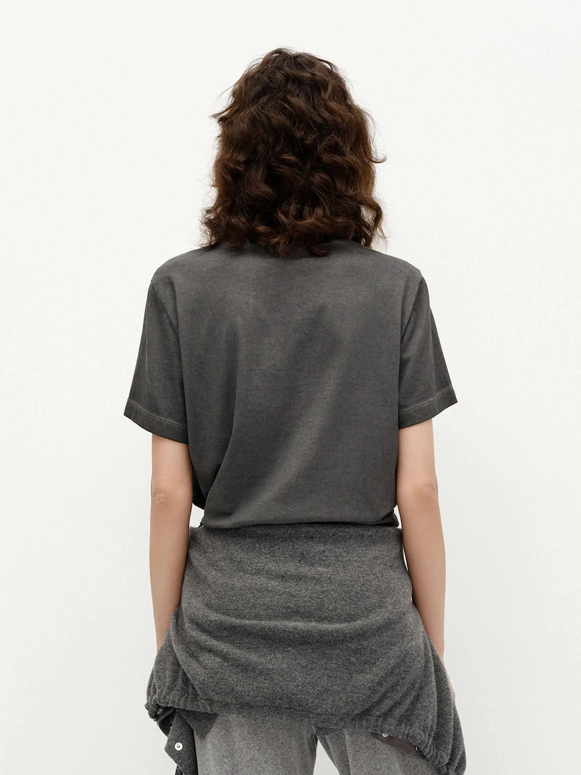 Front Crystal Cotton T-shirts
