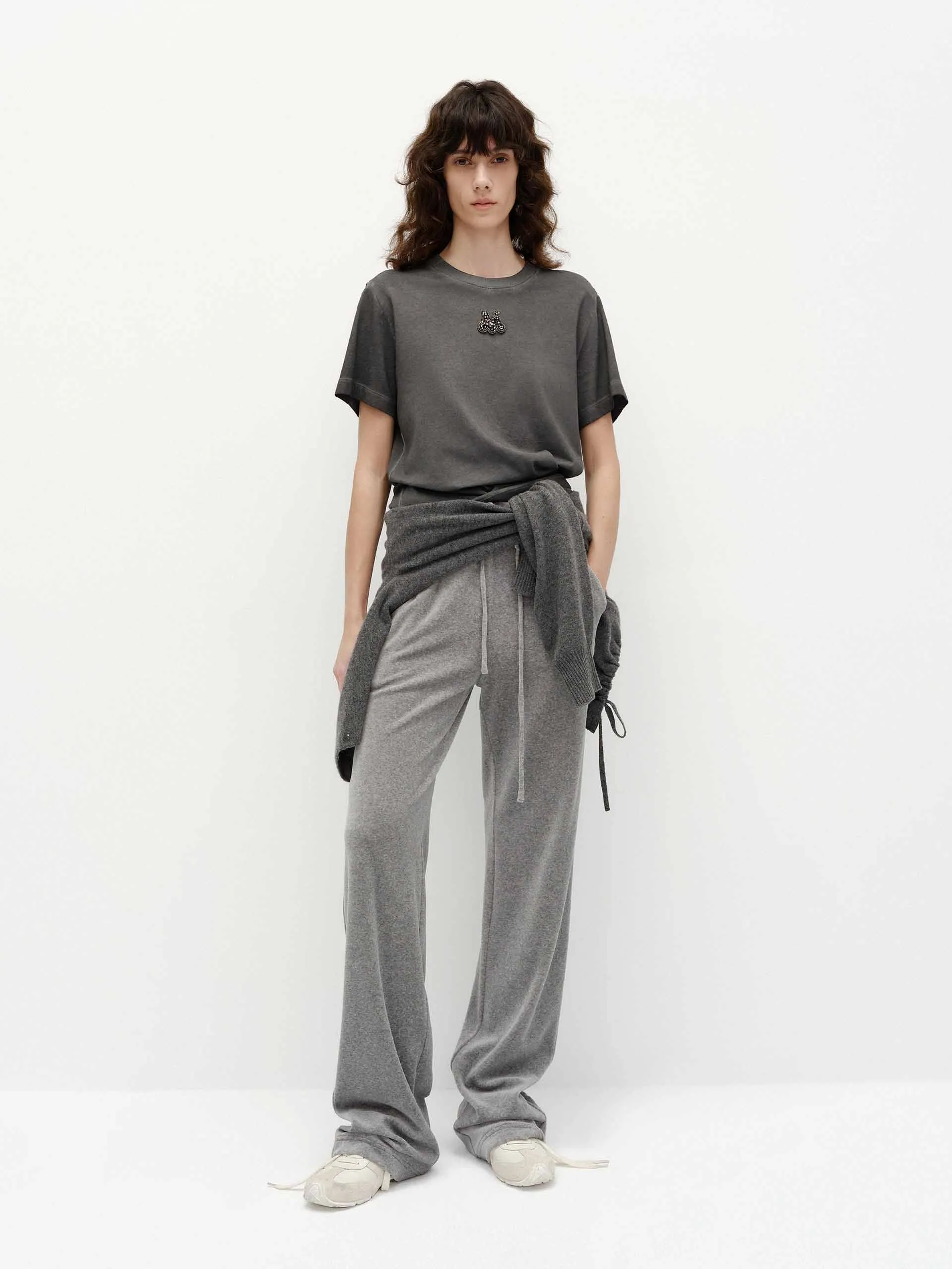 Front Crystal Cotton T-shirts