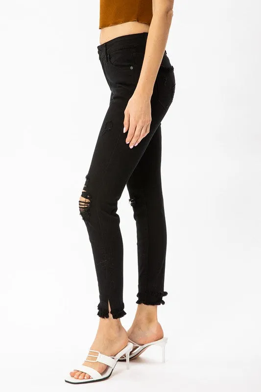 GEMMA MID RISE SKINNY ANKLE JEANS