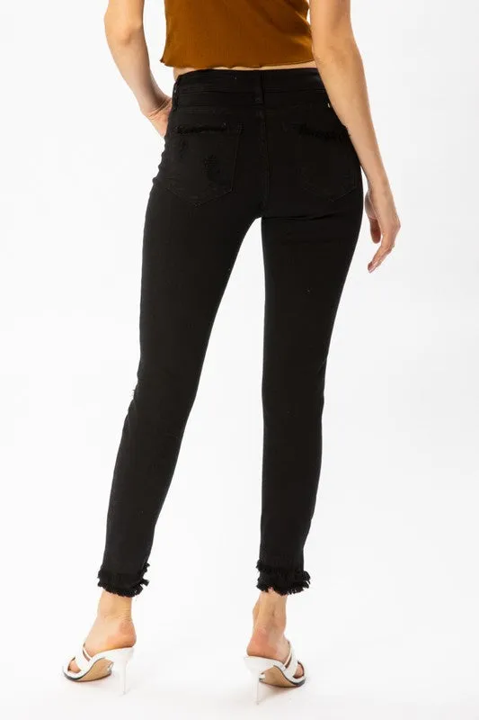 GEMMA MID RISE SKINNY ANKLE JEANS