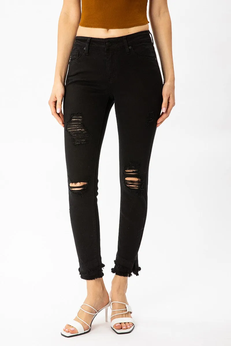 GEMMA MID RISE SKINNY ANKLE JEANS
