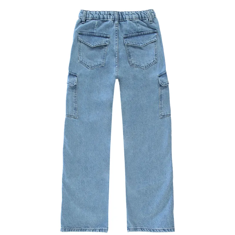 Girl's Cotton Mifre Cargo Pants - Bleached Used