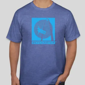 Heather Blue Skycoaster® Logo T-Shirt