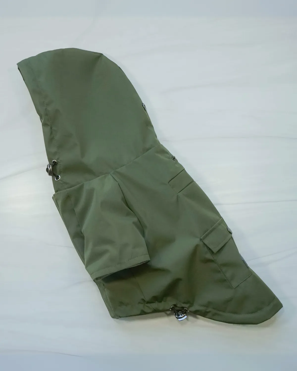 Highland Cold Weather Dog Jacket and Raincoat - Olive Green
