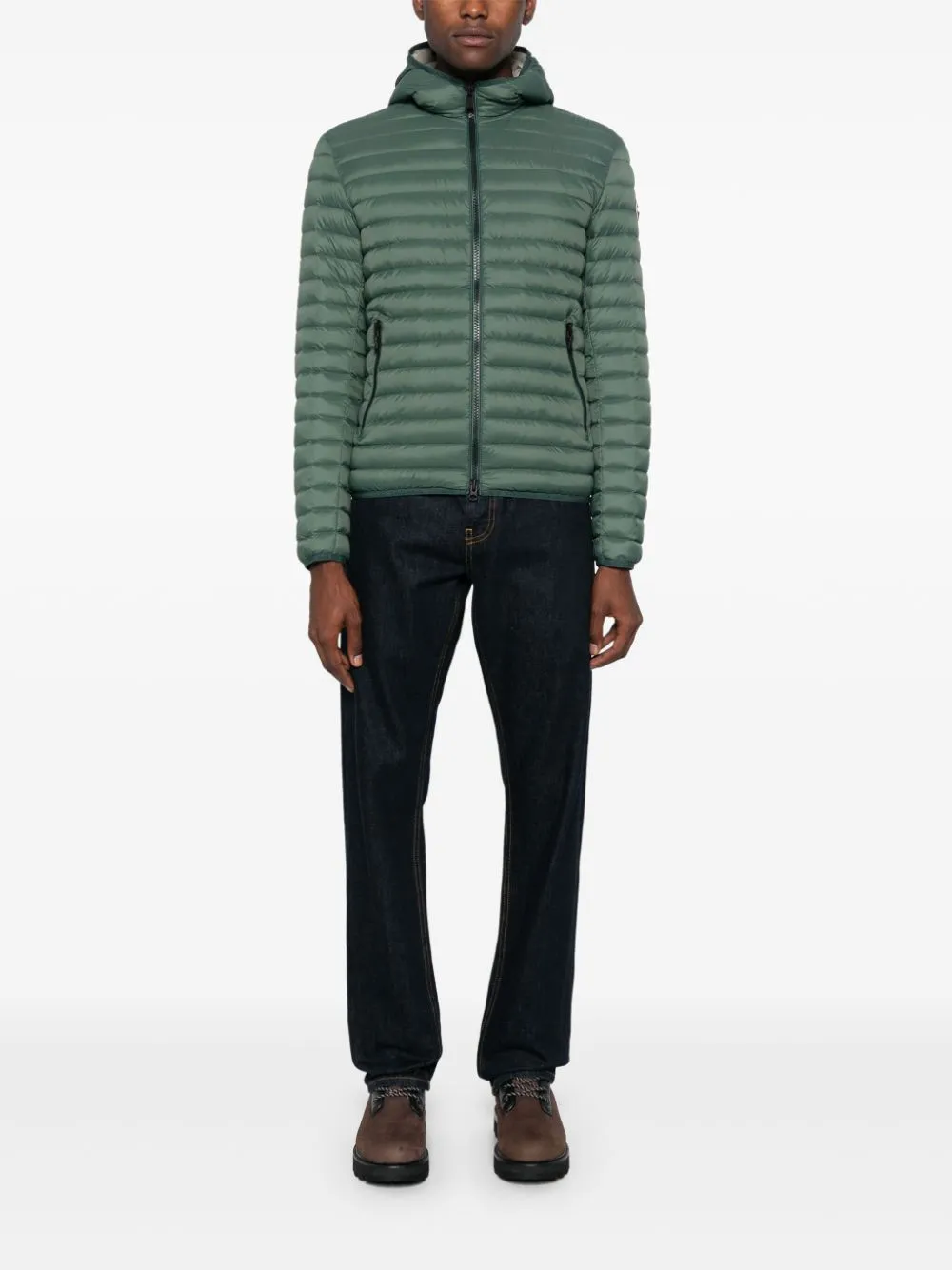 hooded down jacket