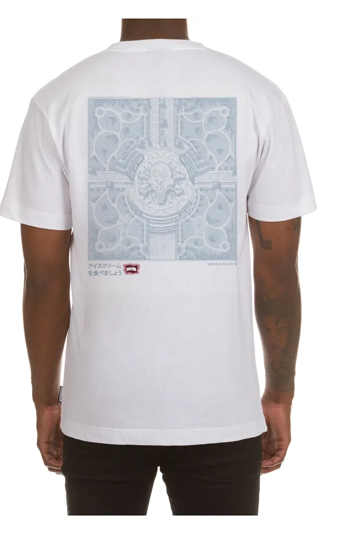 Ice Cream "Estate Garden" SS White Tee (441-8207)