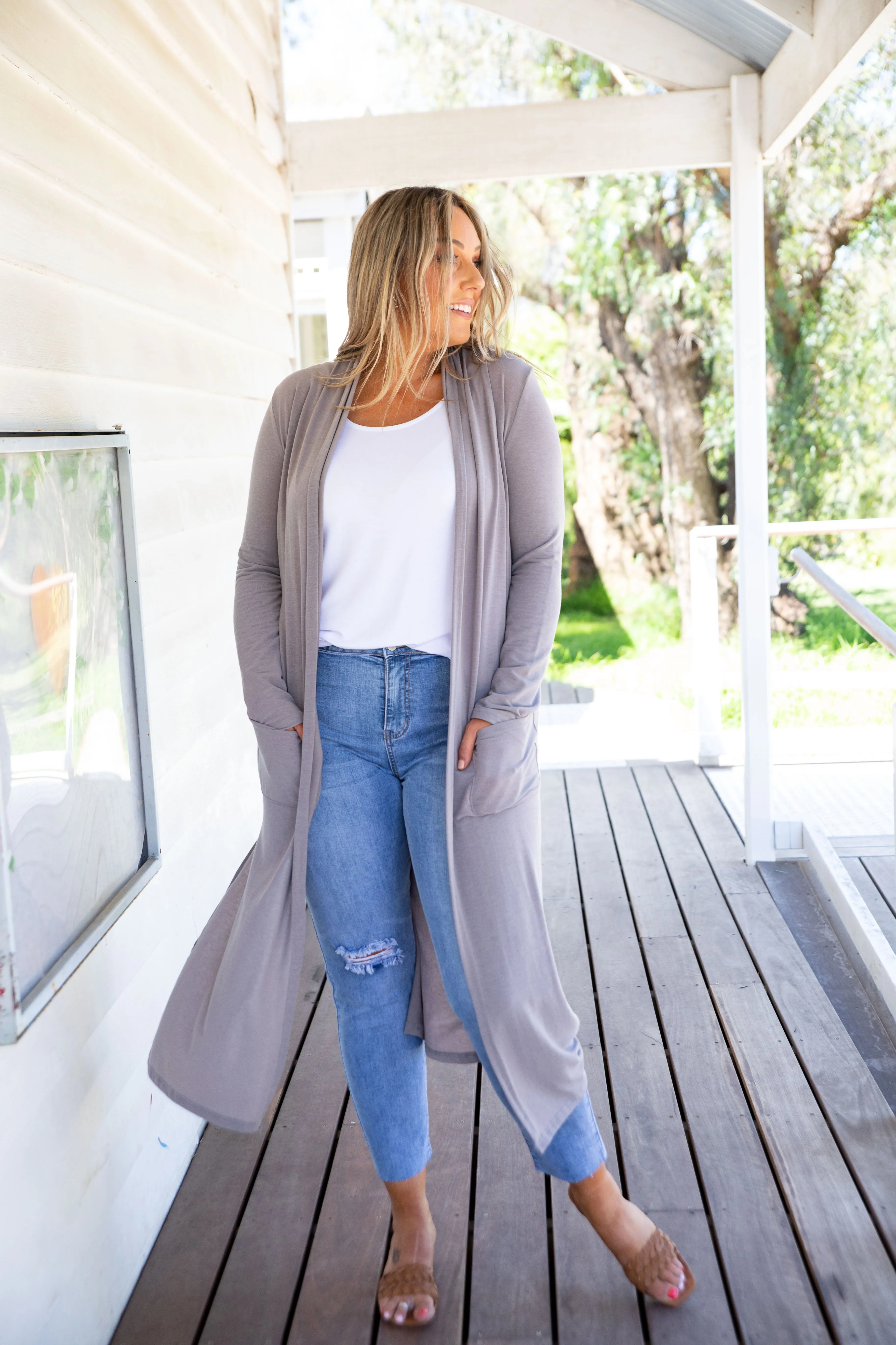 Jane Cardigan in Grey
