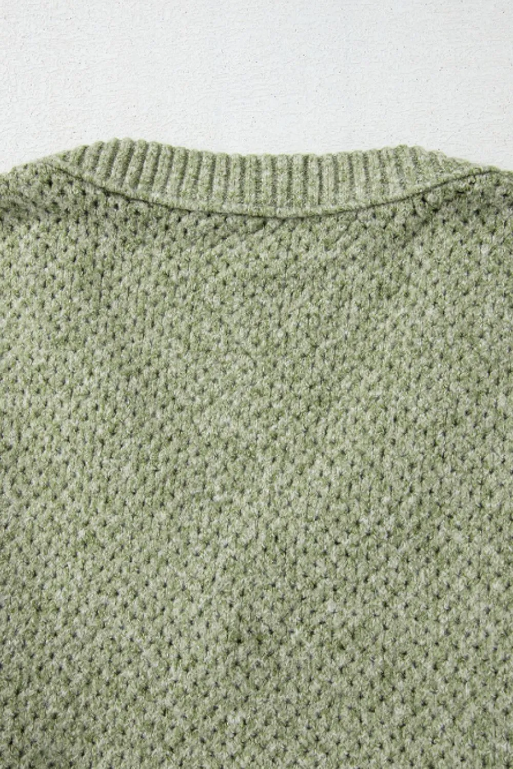 kesley V-Neck Dropped Shoulder Long Sleeve Sweater