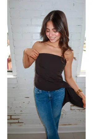 Lana Draped Strapless Top
