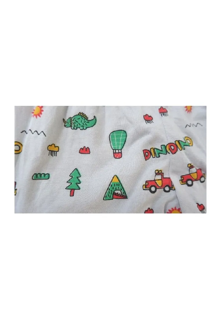 Landmark 2 in 1 Pajama Pants Band Dinosaur,Sun and Football, Sports - Light Gray/Dark Blue