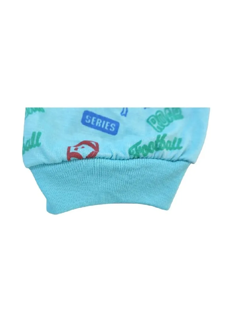 Landmark 2 in 1 Pajama Pants Band Dinosaur,Sun and Football, Sports - Light Gray/Dark Blue