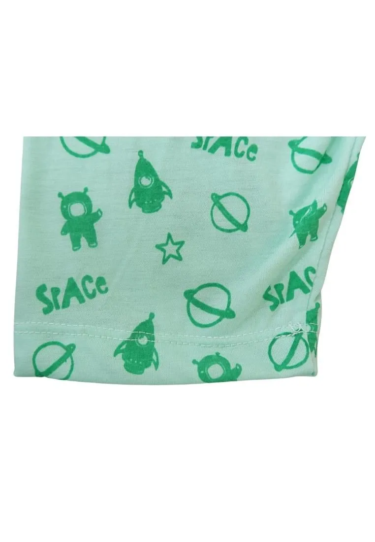Landmark Pajama Pants 2 in 1 Color Astronaut Dark Blue/Mint Green