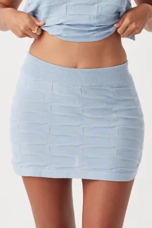 Lara Mini Skirt - Sky (RESTOCKED)
